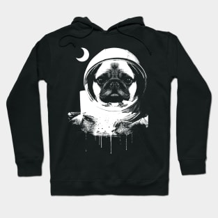 BW Space Pug Hoodie